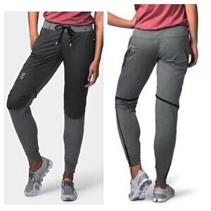 NEW Size Medium On Cloud Womens Shadow Grey Mid Rise Skinny Stretch Running Pant